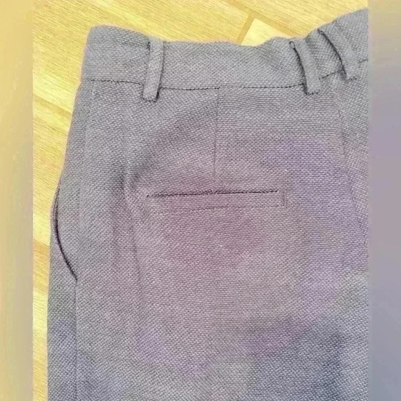 NWOT- STAUD Navy Wide Legged Trousers, Tweed/Textured, Size 8, work pants - Picture 5 of 7